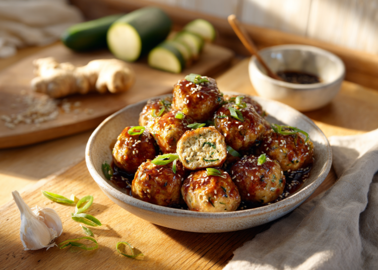 Authentic Asian Chicken Meatballs Recipe 1