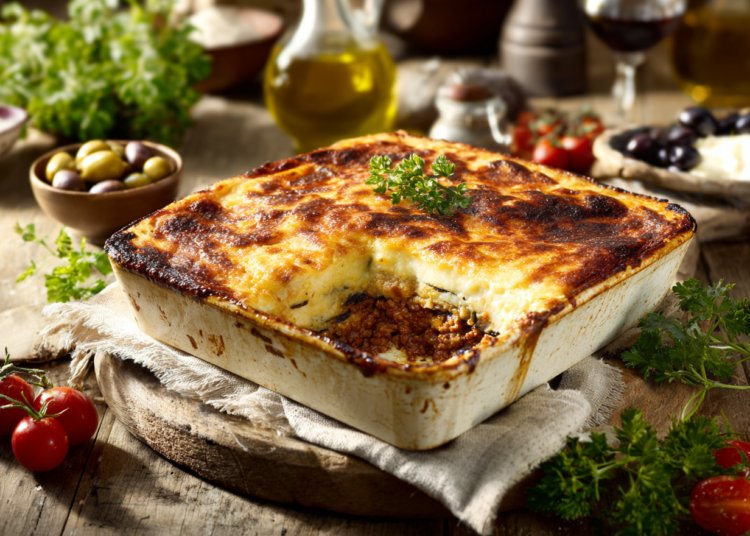 Easy Greek Moussaka Eggplant