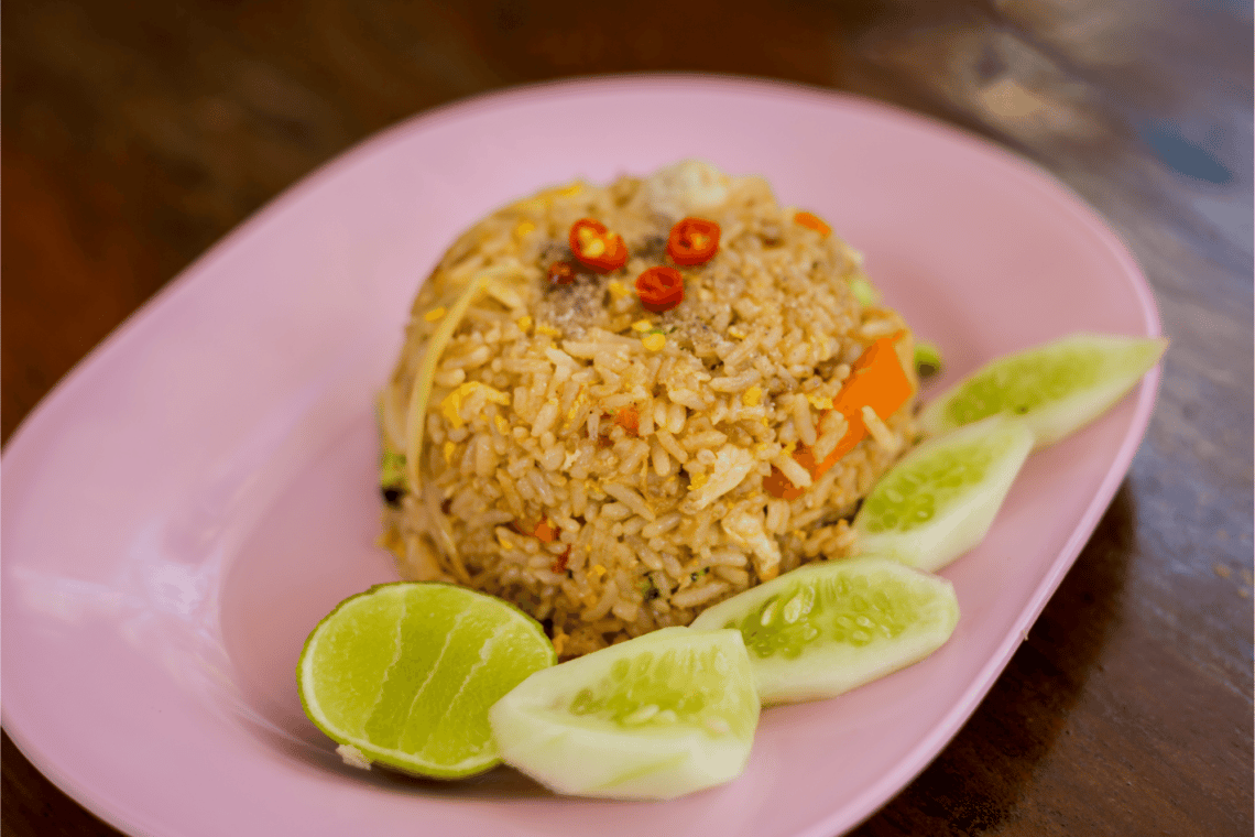 Fiery Thai Fried Rice With Egg Recipe 1 Fiery Thai Fried Rice With Egg Recipe