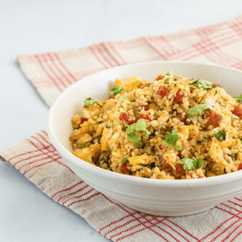 Healthy Mexican Style Cauliflower Rice Recipe
