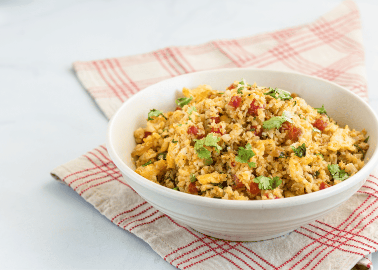 Healthy Mexican Style Cauliflower Rice Recipe
