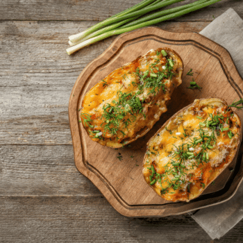 Cheesy Beef Stuffed Twice-Baked Potatoes