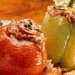 Delicious Greek Stuffed Tomatoes And Peppers