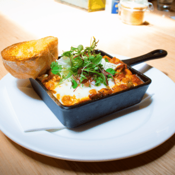Herbed Tomato Meatballs And Baked Eggs Recipe