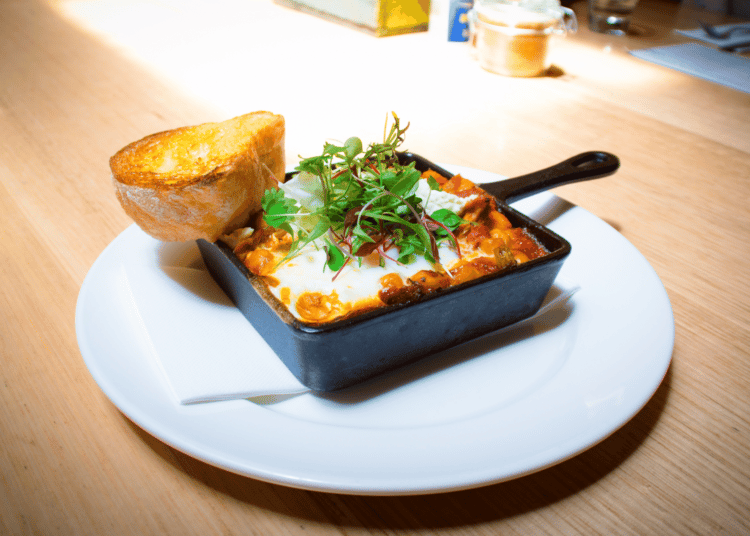 Herbed Tomato Meatballs And Baked Eggs Recipe