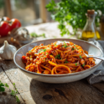Yummy Pseudo Pasta And Bolognese Recipe2