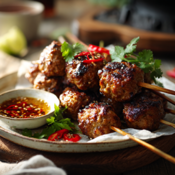 Easy Grilled Meatball With Special Dipping Sauce 2 Easy Grilled Meatball With Special Dipping Sauce2