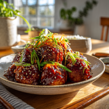 Luscious Korean Glazed Meatball Recipe2