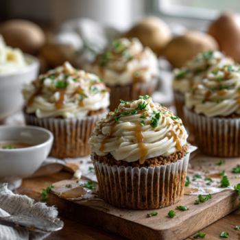 Healthy Turkey Meatloaf Cupcakes With Garlic Mashed Potatoes Frosting2