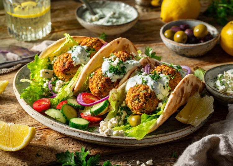 Savoury Mediterranean Turkey Falafel Tacos Recipe