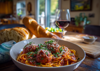 Scrumptious Italian Spaghetti And Meatballs Recipe