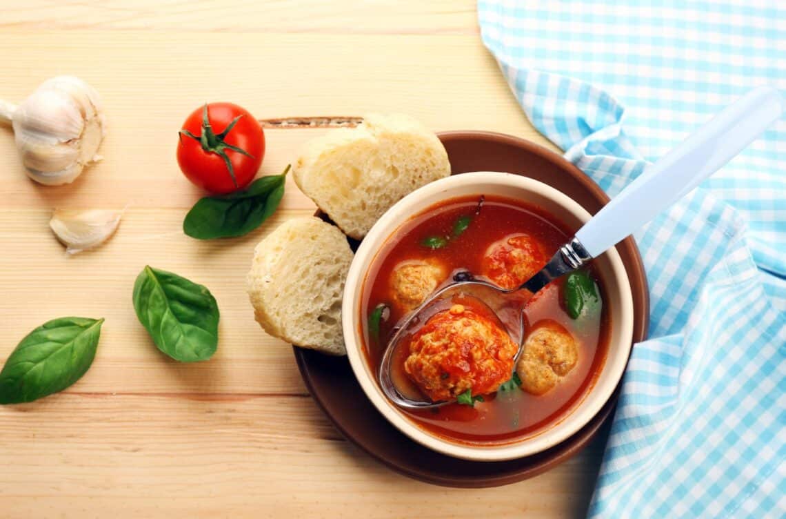 Heartwarming And Savory Meatball Soup Recipe