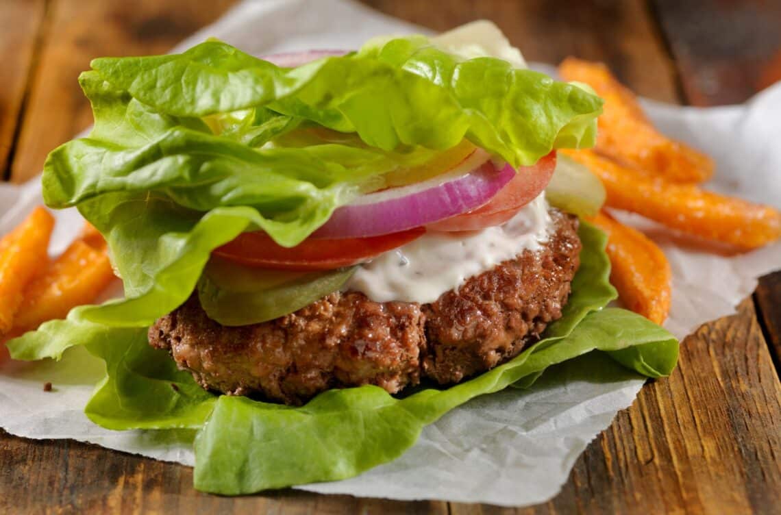 Incredible Naked Burgers Recipe With Fries