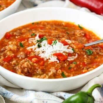 Heartwarming Stuffed Pepper Soup 2 Heartwarming Stuffed Pepper Soup With Rice