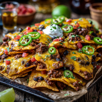 Delectable Superbowl Nachos With Tequila Recipe