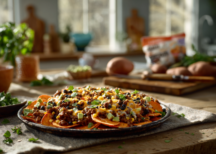 Loaded Sweet Potato Nachos Recipe 1 Loaded Sweet Potato Nachos Recipe