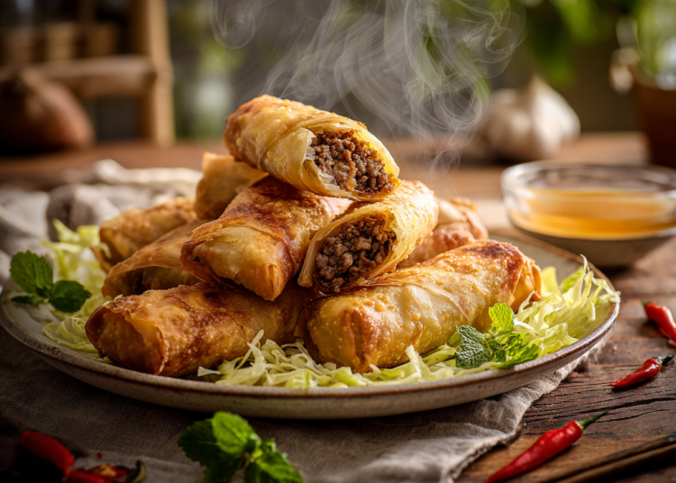 Extra Crunchy Beef Eggrolls Recipe