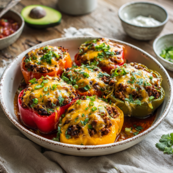 Easy And Healthy Taco Stuffed Peppers