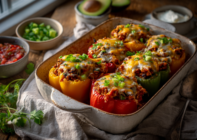 Easy And Healthy Taco Stuffed Peppers