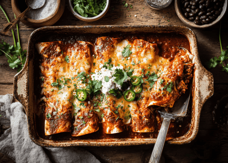 Easy Beef Enchiladas Recipe 1 Easy Beef Enchiladas Recipe