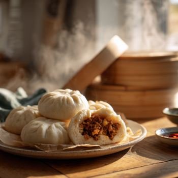 Savoury Thai Steamed Buns Recipe 2 Savoury Thai Steamed Buns Recipe