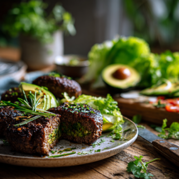Best Ever Paleo Avocado Burgers