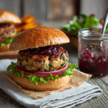 Juicy Herb Turkey Burgers With Onion Jam Recipe