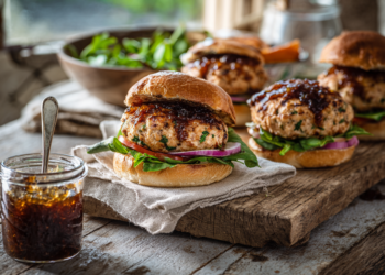 Juicy Herb Turkey Burgers With Onion Jam Recipe