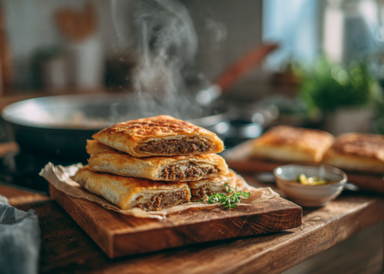 Savoury Martabak Pancakes With Curried Meat Filling Recipe 1