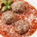 Easy Turkey Breakfast Sausage Meatballs With Marinara Sauce And Parmesan