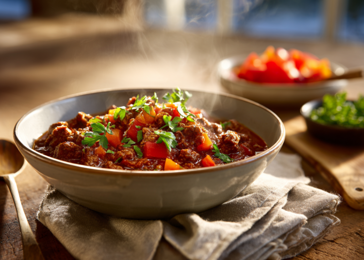 Filling Paleo Bison And Pork Chili Recipe