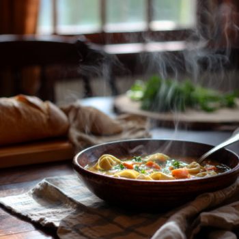 Mouthwatering Tortellini Pork Soup Recipe2