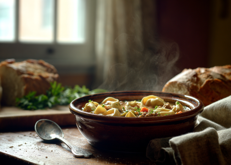 Mouthwatering Tortellini Pork Soup Recipe