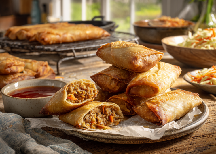 Crispy And Flaky Eggroll Recipe