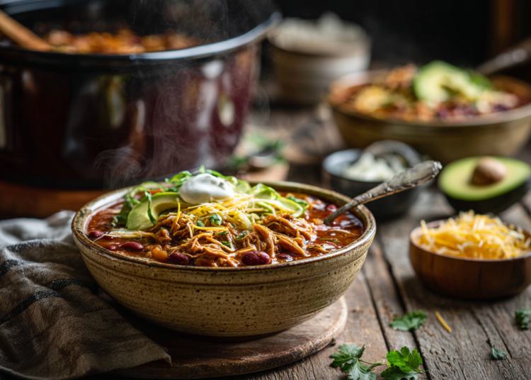 Easy Slow Cooker Chicken Chili Recipe 1