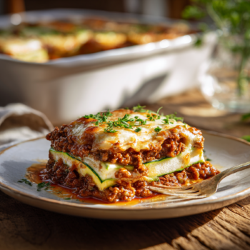 Extraordinary Zucchini Lasagna With Beef In A Loaf Pan2