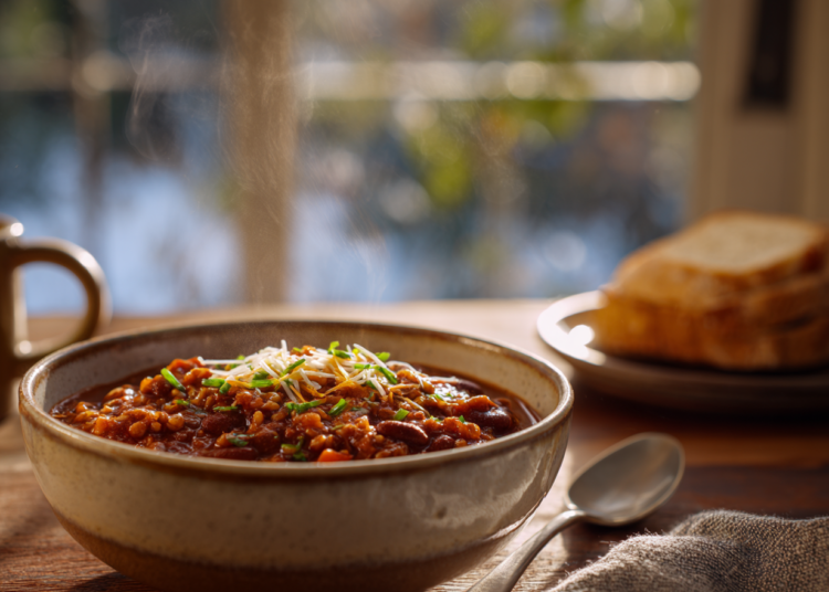Quick And Cheap Chili Dinner