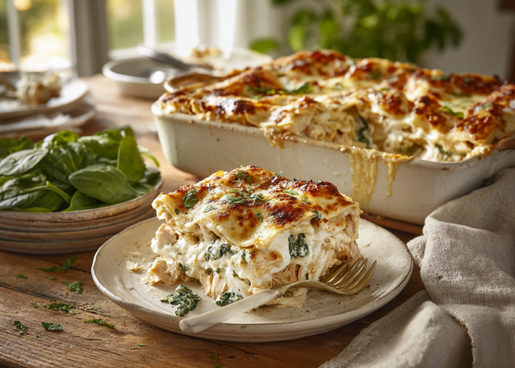 Delightful Creamy Chicken Lasagna
