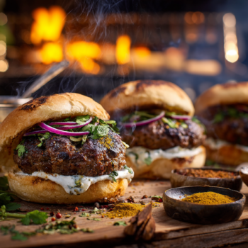 Tasty Moroccan Spiced Lamb Burgers2