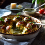 Over 50 Of The Best Meatball Recipes From Around The World 30 Finger Lickin Mozzarella Stuffed Chicken Pesto Meatballs2