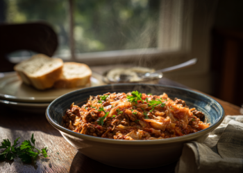Saucy Unstuffed Cabbage Roll Recipe