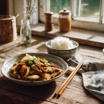 Glistening Porky Miso Stir-Fry Recipe 2 Glistening Porky Miso Stir-Fry Recipe