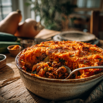 Oven-Fresh Cajun Sweet Potato Shepherd’s Pie Recipe