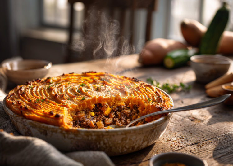 Oven-Fresh Cajun Sweet Potato Shepherd’s Pie Recipe