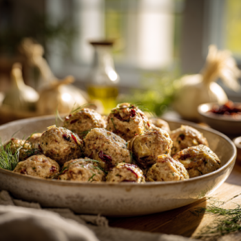 Yummy Pork Bites With Fennel And Sun-Dried Tomatoes