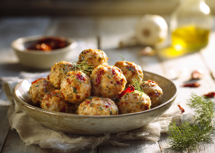 Yummy Pork Bites With Fennel And Sun-Dried Tomatoes