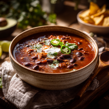 Fiery Two Bean Chipotle Chili Recipe
