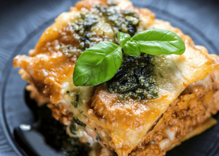 Rich Chicken Pesto Lasagna Recipe