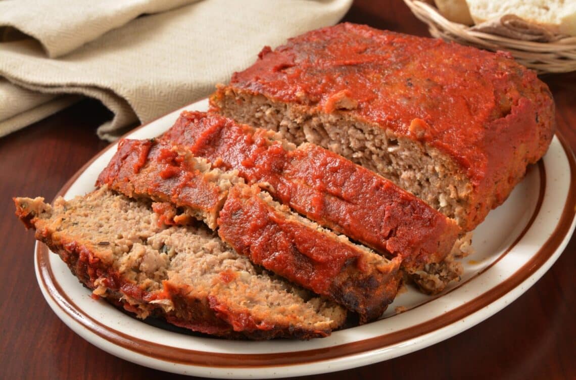 Sliced Awesome Freezer Meal Meatloaf