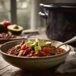 Easy Slow Cooker Turkey And 2-Bean Chili